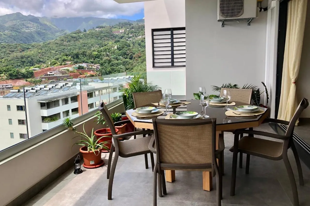 בית נופש Alicia'S Sky Flat On The Heights With Nice View On The Sea And Papeete