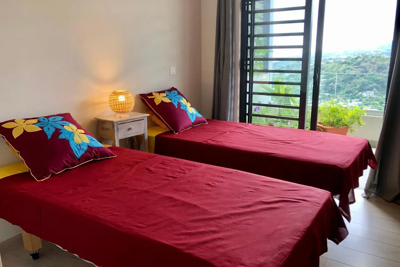 בית נופש Alicia'S Sky Flat On The Heights With Nice View On The Sea And Papeete