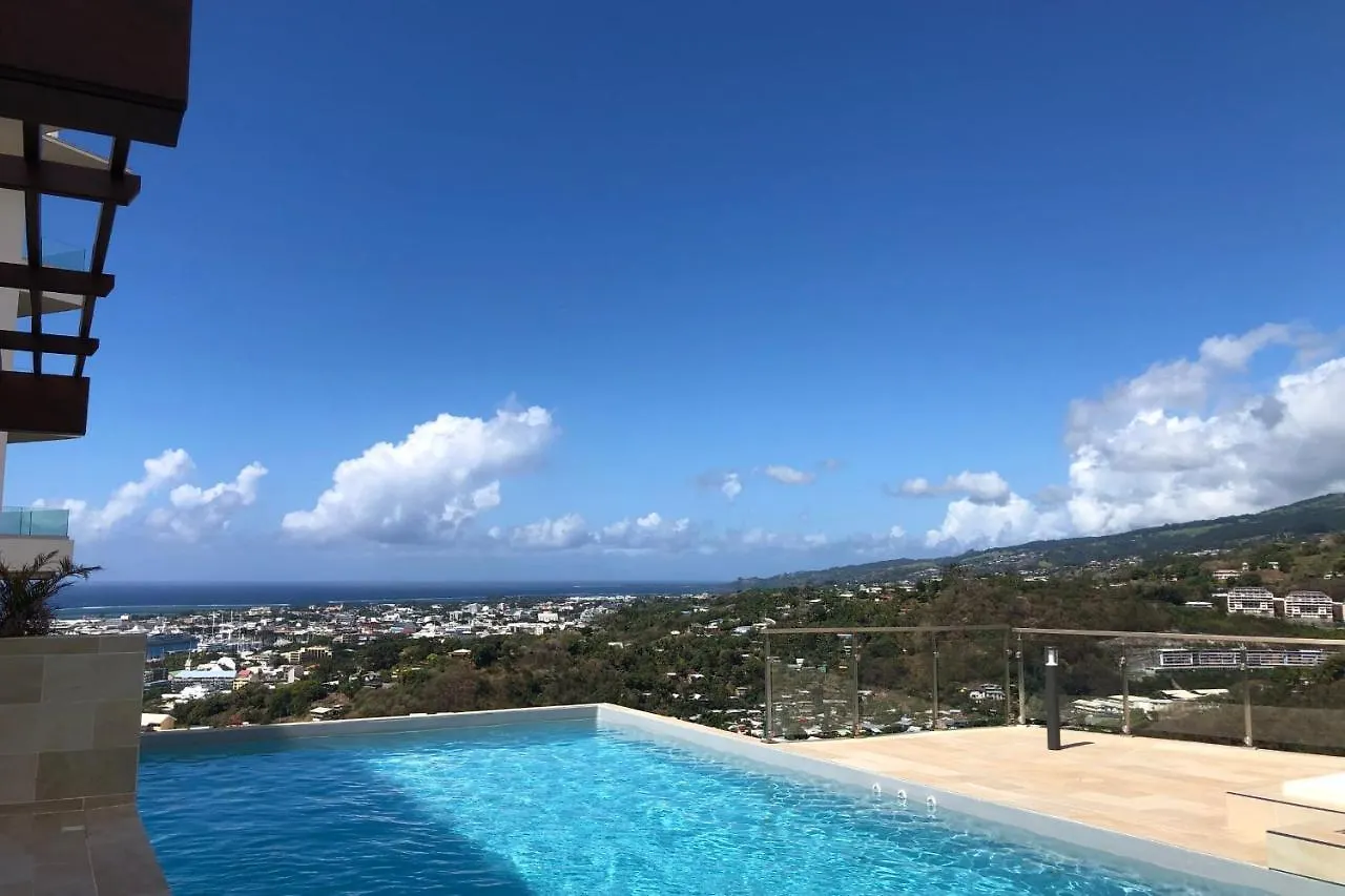 Alicia'S Sky Flat On The Heights With Nice View On The Sea And Papeete בית נופש